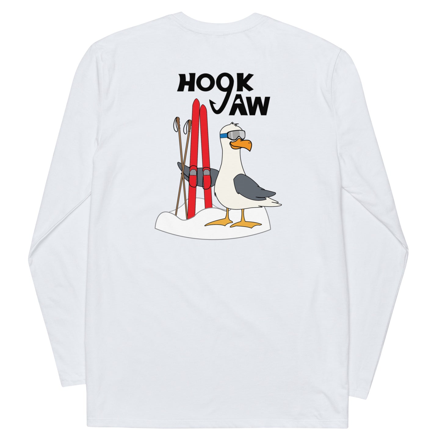 Skiing Seagull Long Sleeve