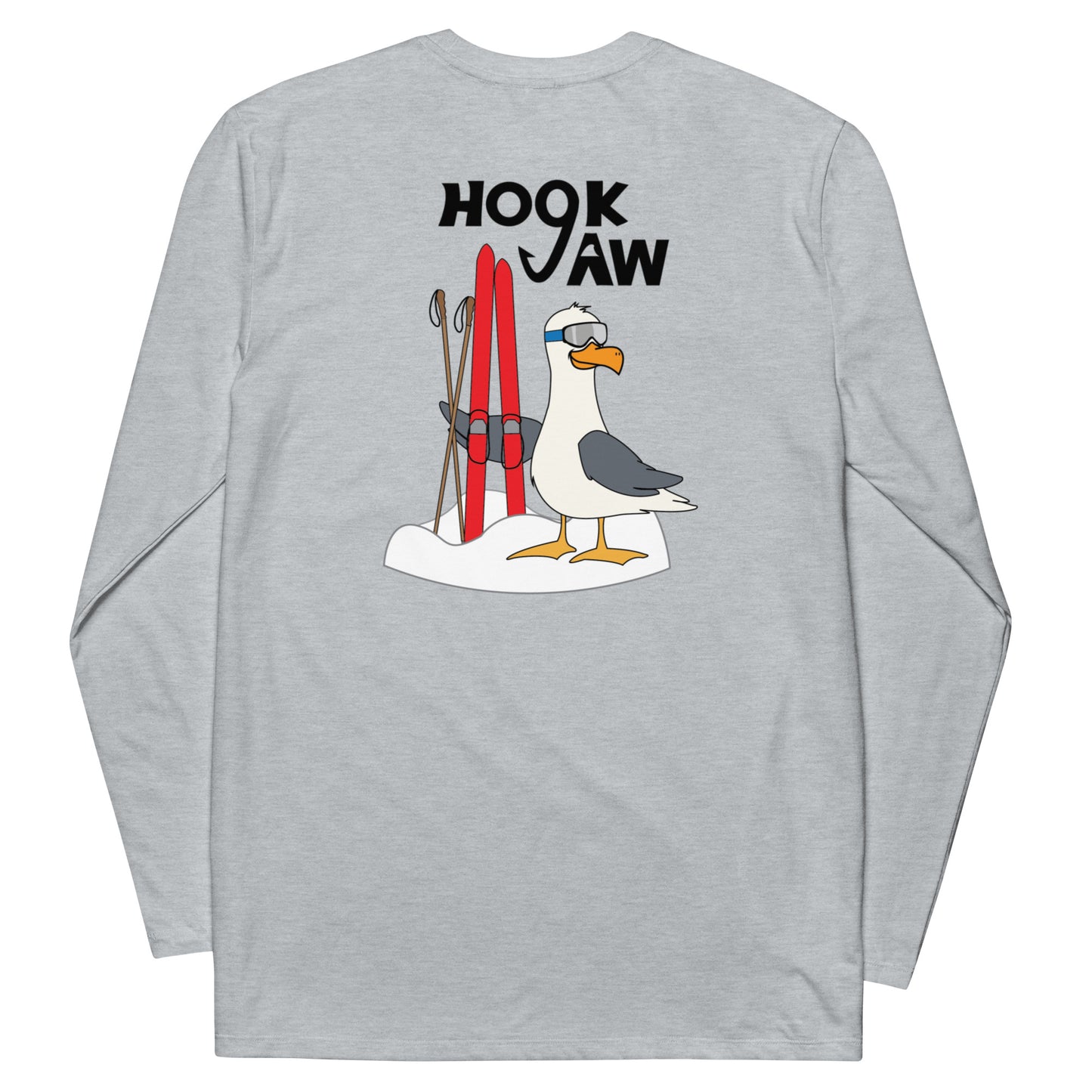 Skiing Seagull Long Sleeve