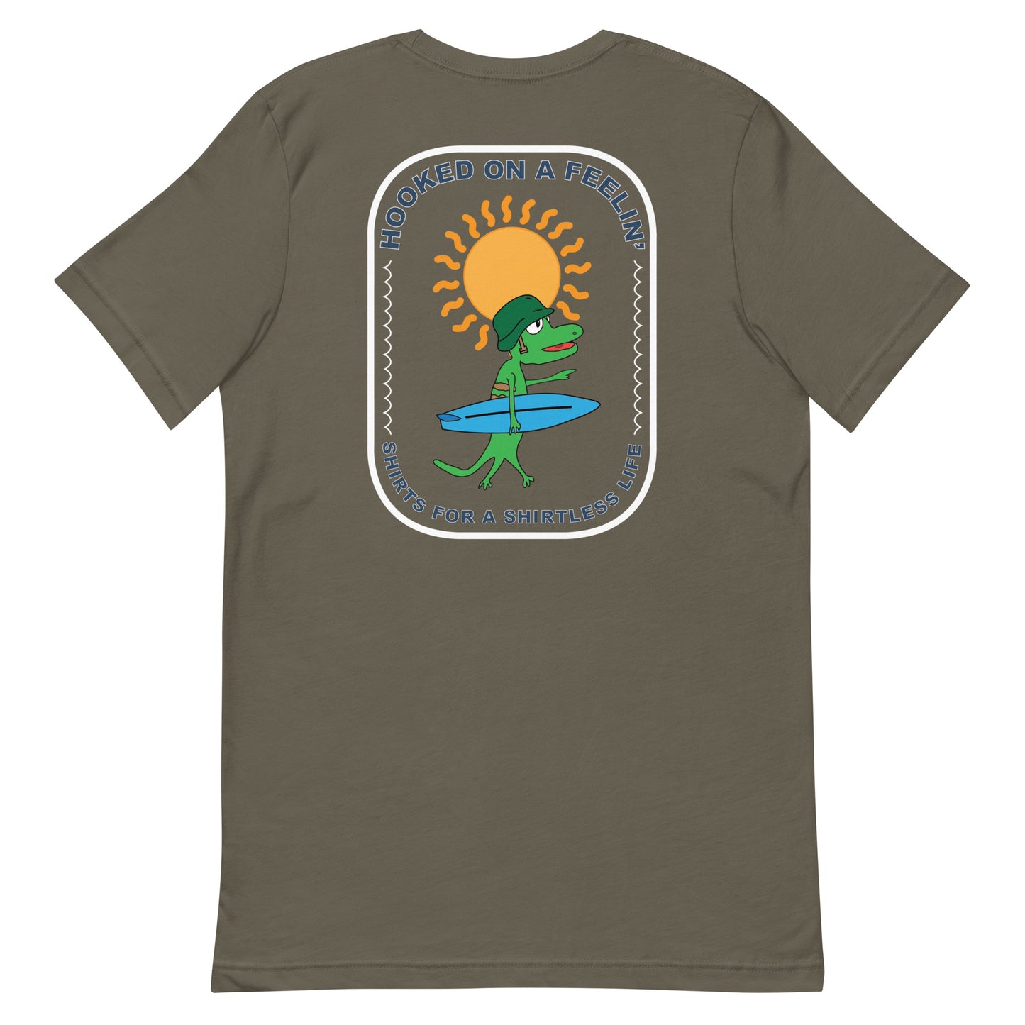 Surfing Lizard Tee